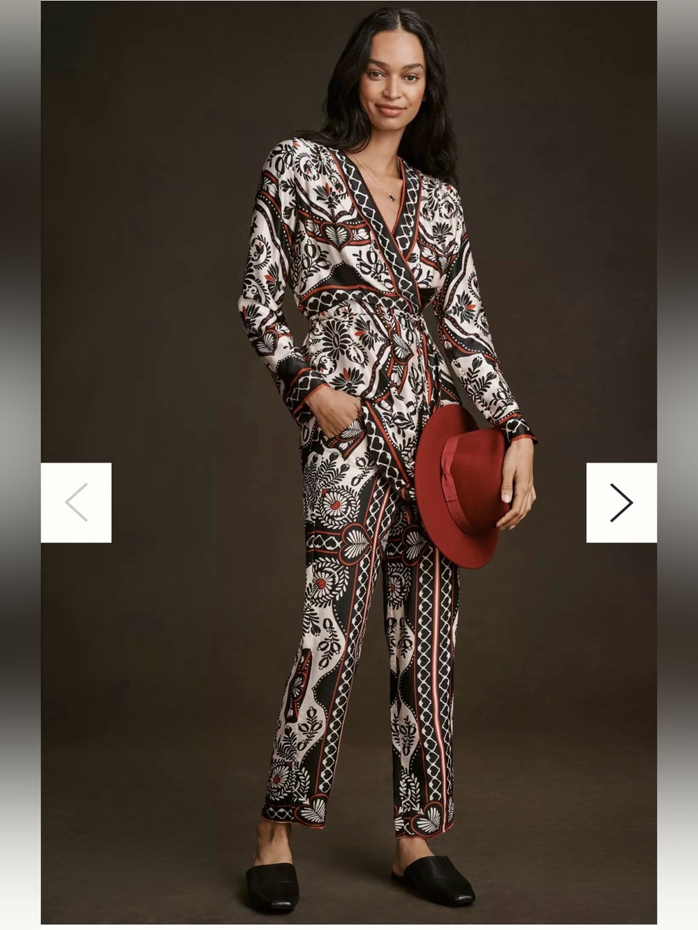 NWT Farm Rio Passion Scarf Pants